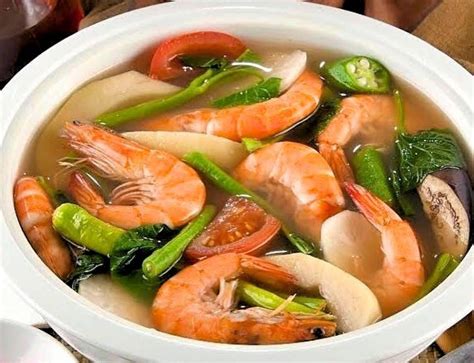  Sinigang na Hipon：酸甜開胃，鮮香濃郁的菲律賓蝦湯！